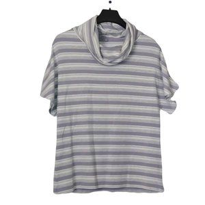 Workshop Republic Clothing Striped roll neck top. Size S